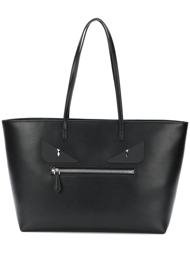 Fendi Eyes Roll Bag - Black