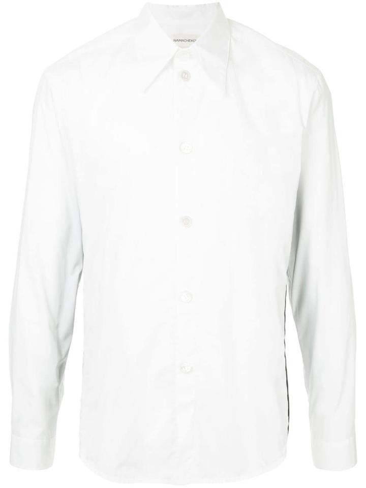 Namacheko Side Stripe Shirt - White
