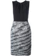 Oscar De La Renta Printed Skirt Dress