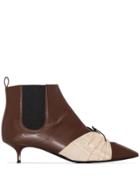 Rosie Assoulin Cutout 35mm Ankle Boots - Brown