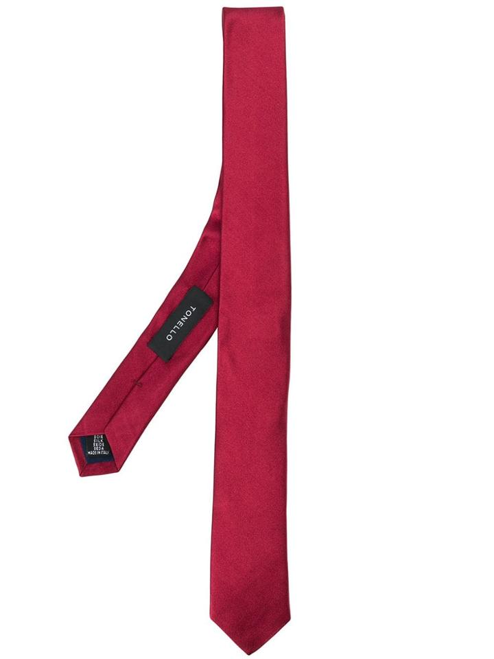 Tonello Plain Tie - Red