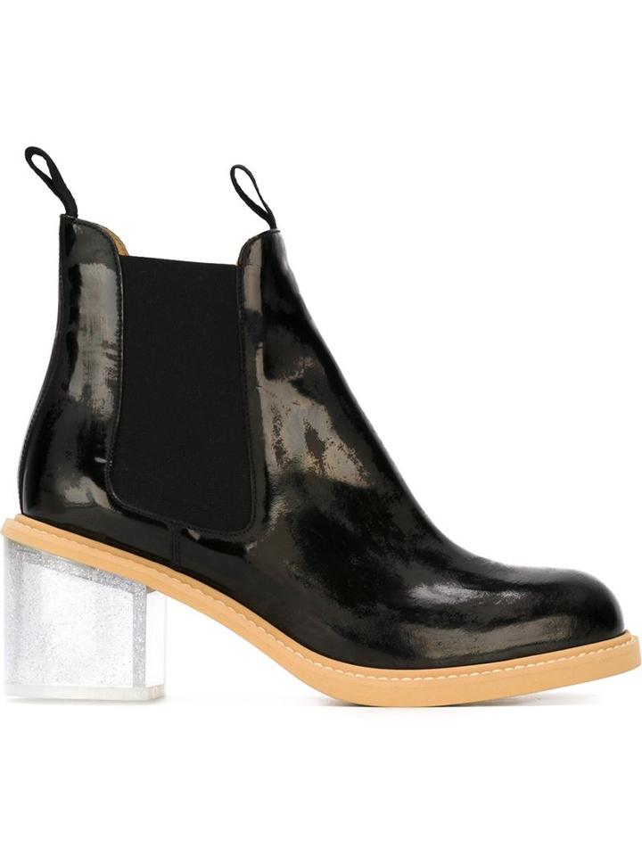 Mm6 Maison Margiela Clear Heel Chelsea Boots