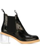 Mm6 Maison Margiela Clear Heel Chelsea Boots