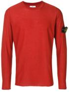 Stone Island Long Sleeve T-shirt - Red