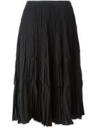 Christian Dior Vintage Pleated Skirt, Women's, Size: 36, Black