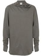 Lost & Found Rooms - High Collar T-shirt - Men - Cotton - S, Green, Cotton