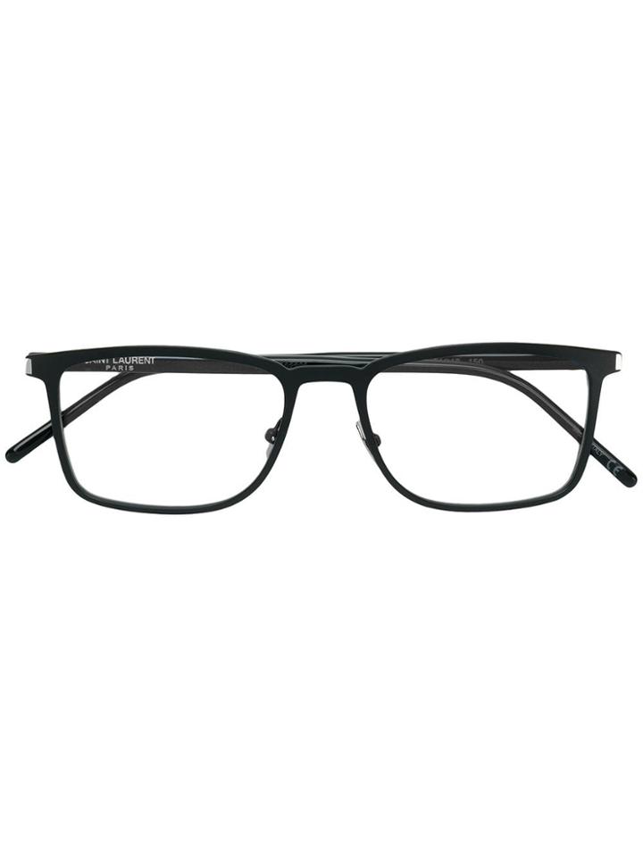 Saint Laurent Eyewear Rectangular Frames - Black