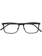 Saint Laurent Eyewear Rectangular Frames - Black