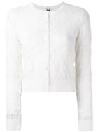 M Missoni Knitted Jacket, Women's, Size: 38, White, Cotton/polyamide/polyester/viscose