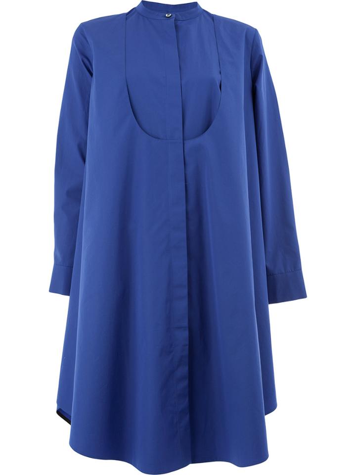Maison Rabih Kayrouz Bib Shirt Dress - Blue