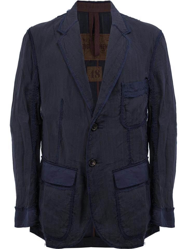 Ziggy Chen Cargo Blazer - Blue