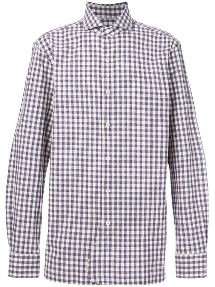 Doppiaa Checked Shirt - Pink & Purple