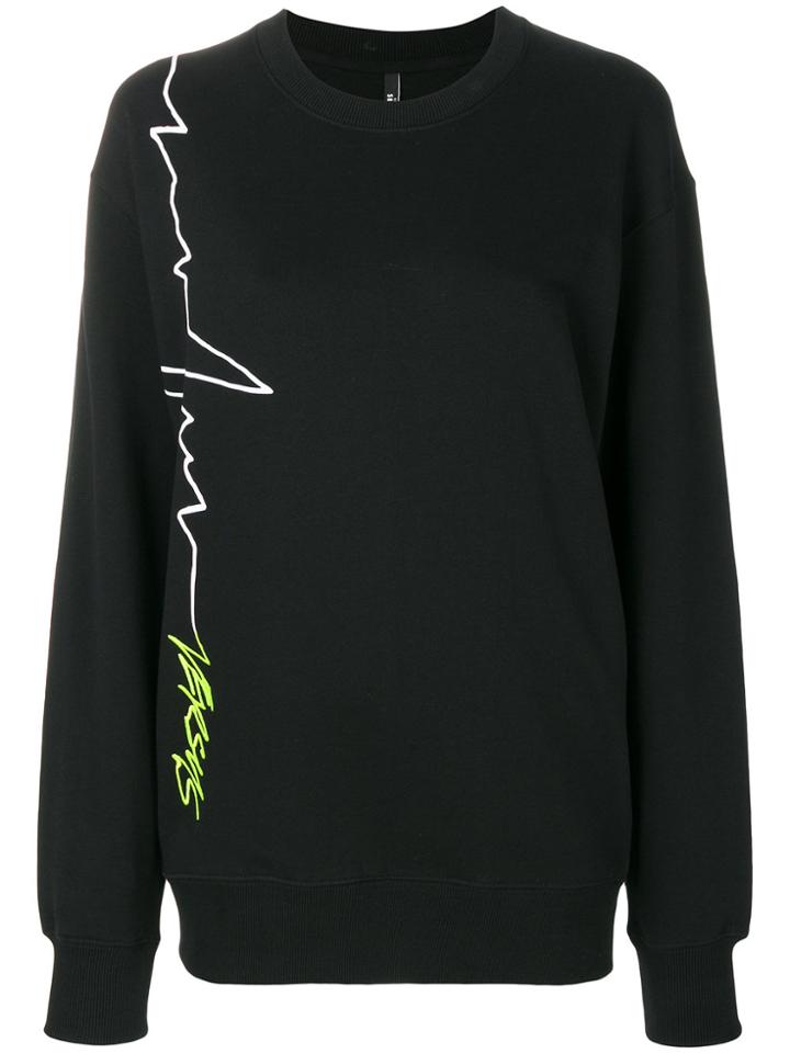 Versus Signature Logo Sweatshirt - Black