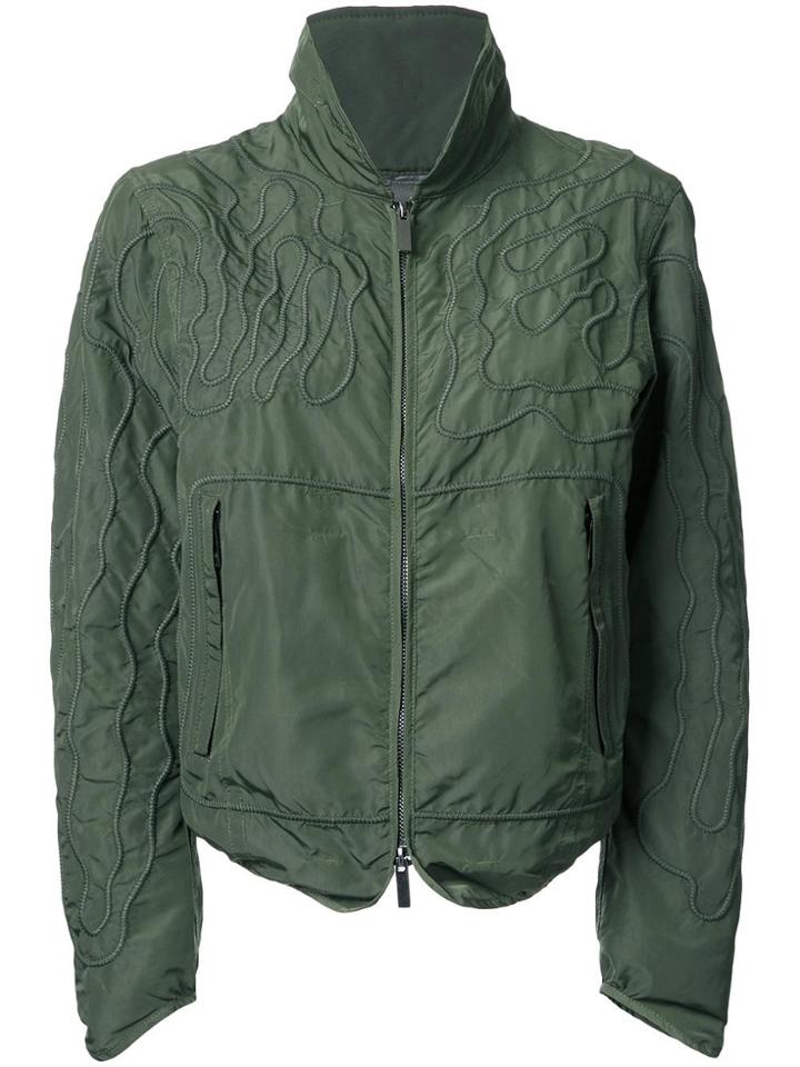 Kru Embroidered Ski Jacket - Green