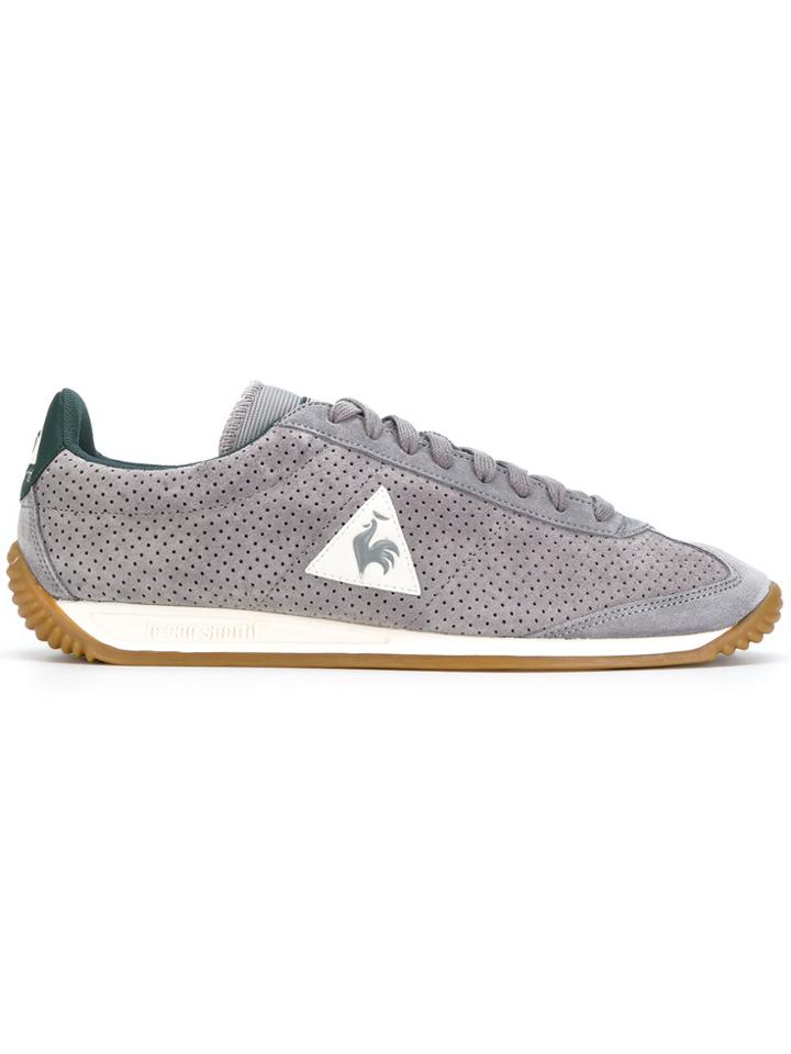 Le Coq Sportif Quartz Perforated Sneakers - Grey