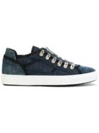 Dsquared2 Denim Zip Sneakers - Blue