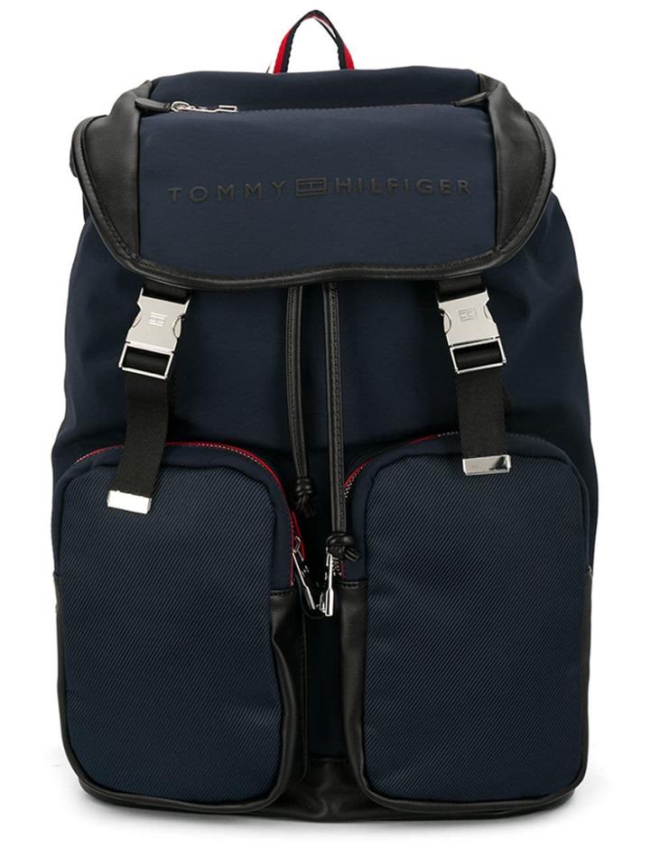 Tommy Hilfiger Foldover Top Backpack - Blue