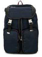 Tommy Hilfiger Foldover Top Backpack - Blue