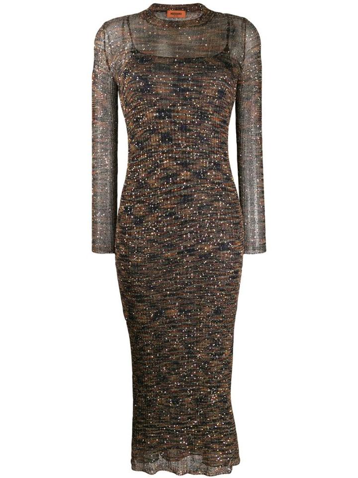 Missoni Layered Midi Dress - Blue