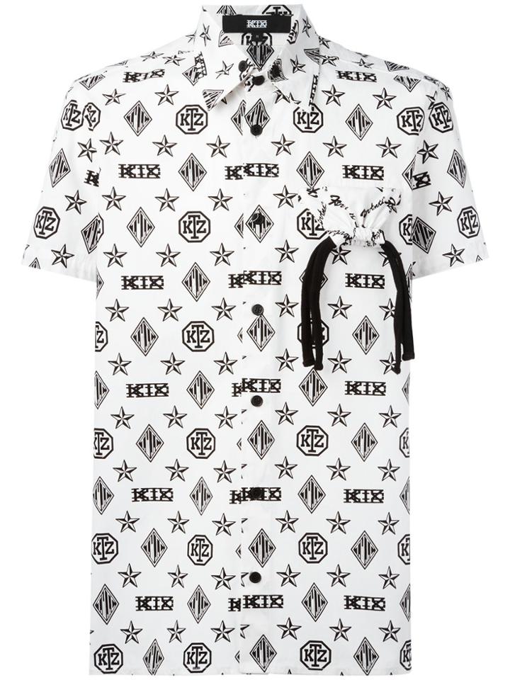 Ktz Monogram Shortsleeved Shirt - Black