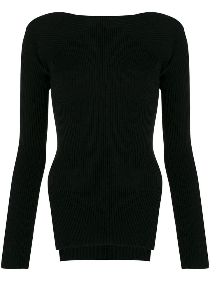 Alexander Wang Ribbed Knit Sweater - Black