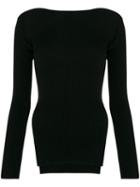 Alexander Wang Ribbed Knit Sweater - Black