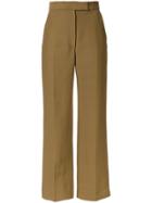Partow Tailored Straight Leg Trousers - Yellow