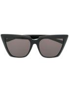 Balenciaga Eyewear Cat-eye Tinted Sunglasses - Black