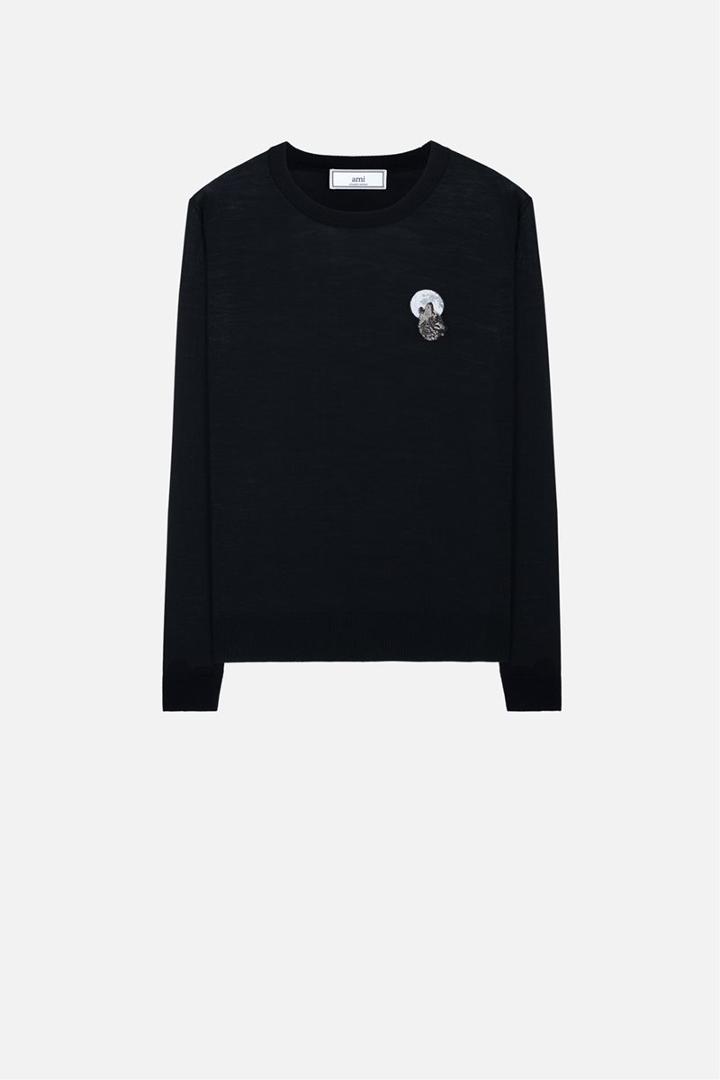 Ami Alexandre Mattiussi Chest Patch Sweater