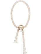Miu Miu New Crystal Jewels Necklace - Gold