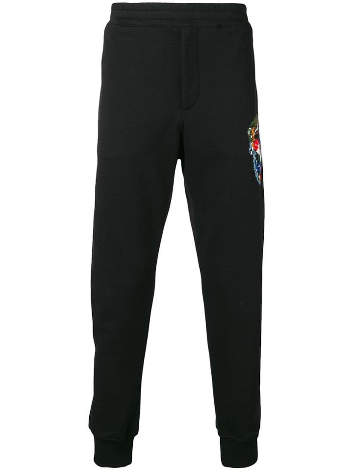 Alexander Mcqueen Elasticated Waist Trousers - Black