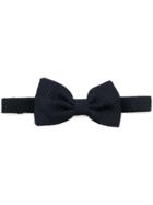Tagliatore Knitted Bow Tie - Blue