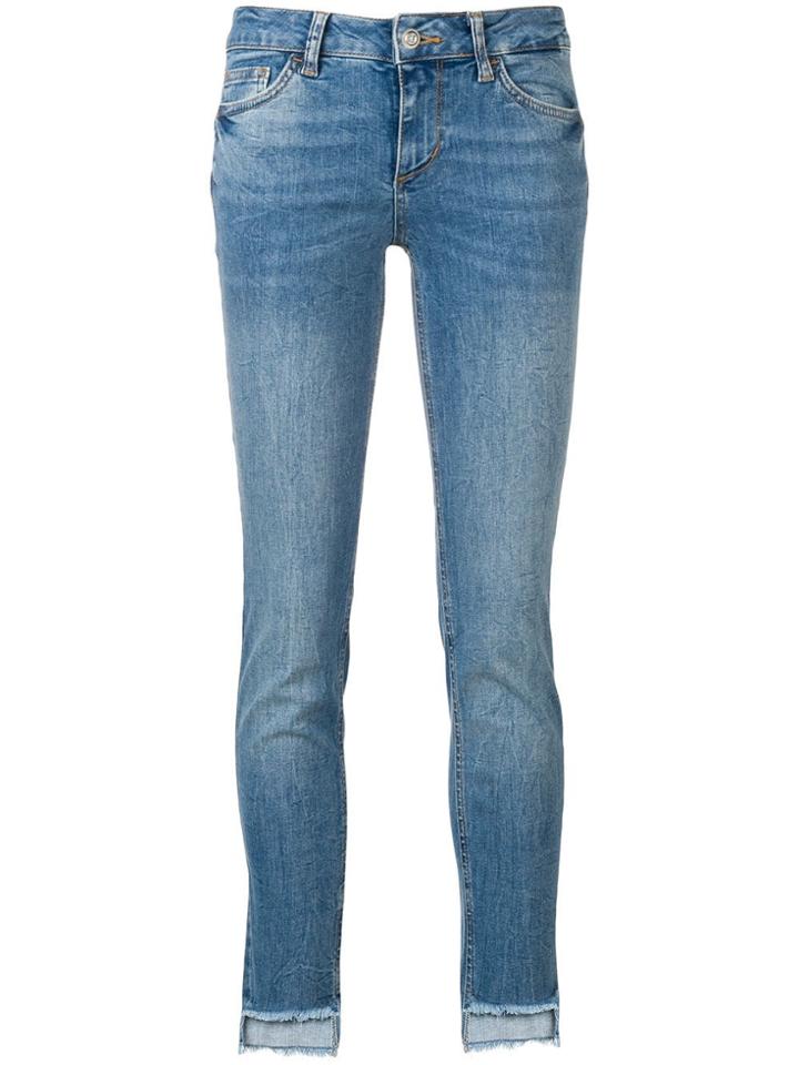 Liu Jo Cropped Skinny Jeans - Blue