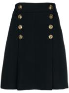 Elisabetta Franchi A-line Fitted Skirt - Black
