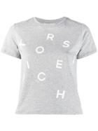 Michael Kors Collection Logo Printed T-shirt - Grey