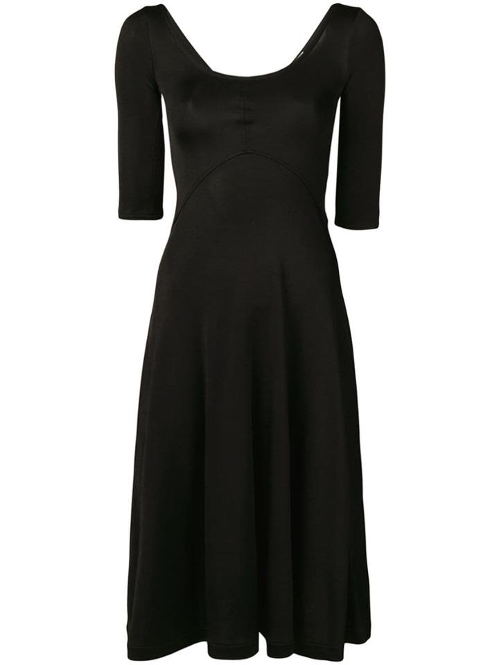 Acne Studios Scoop Neck Dress - Black