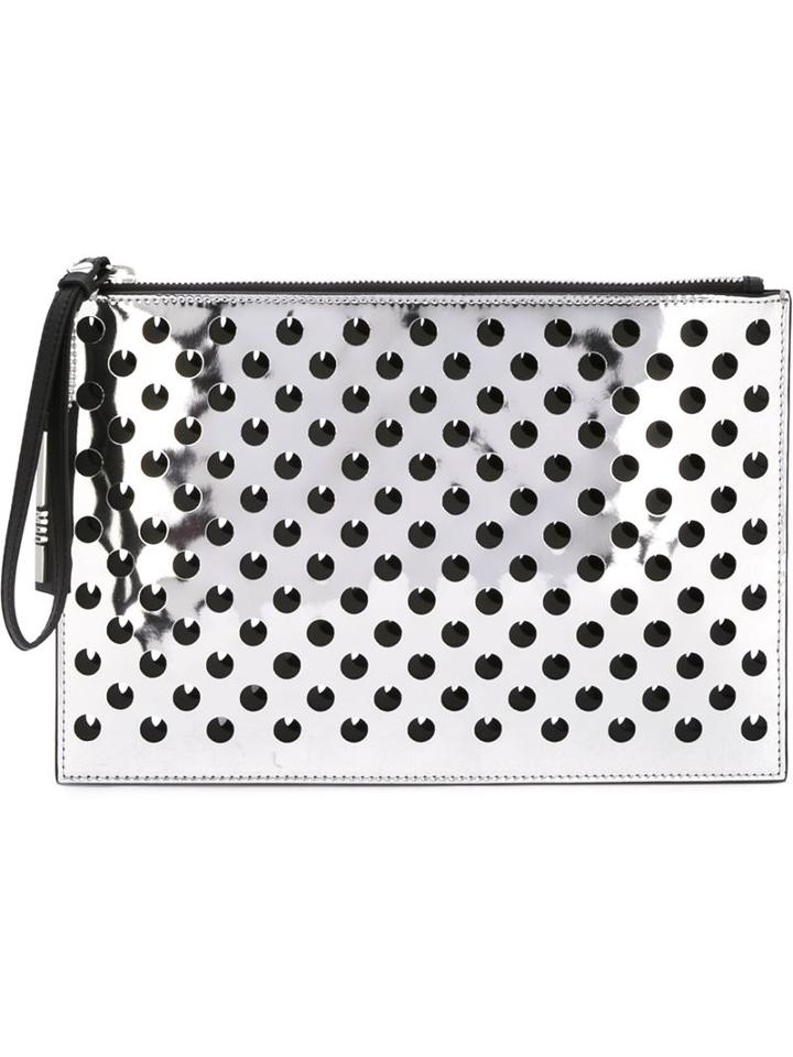 Mcq Alexander Mcqueen Perforated Clutch