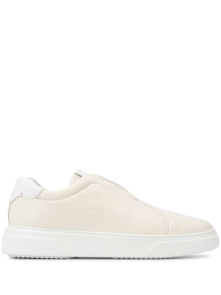 Harrys Of London Laceless Tube Sneakers - White