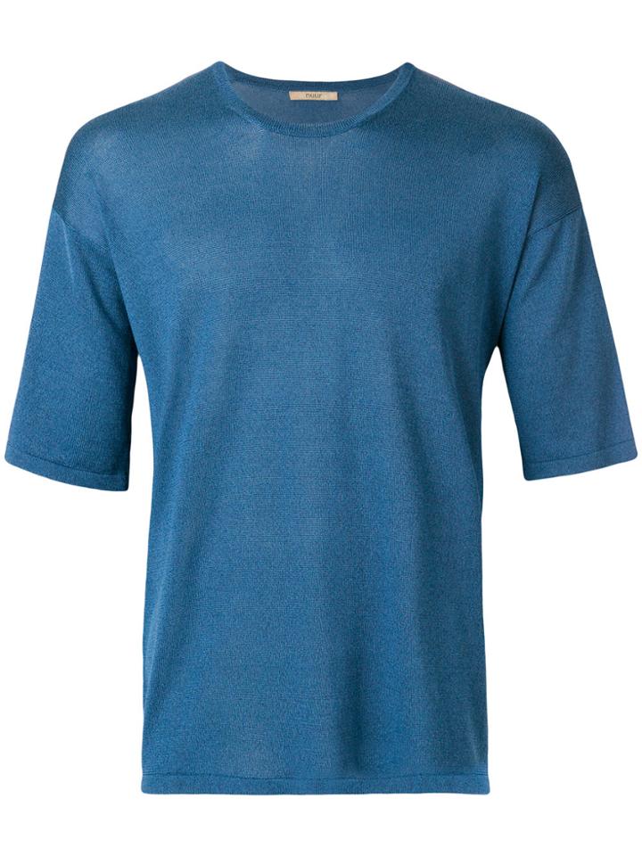 Nuur Crew Neck T-shirt - Blue