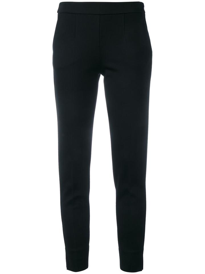 Emporio Armani - Cropped Trousers - Women - Polyamide/spandex/elastane/viscose - 48, Women's, Black, Polyamide/spandex/elastane/viscose