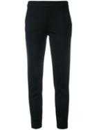 Emporio Armani - Cropped Trousers - Women - Polyamide/spandex/elastane/viscose - 48, Women's, Black, Polyamide/spandex/elastane/viscose