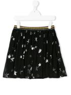 Zadig & Voltaire Kids Teen Stars And Planets Voile Skirt - Black