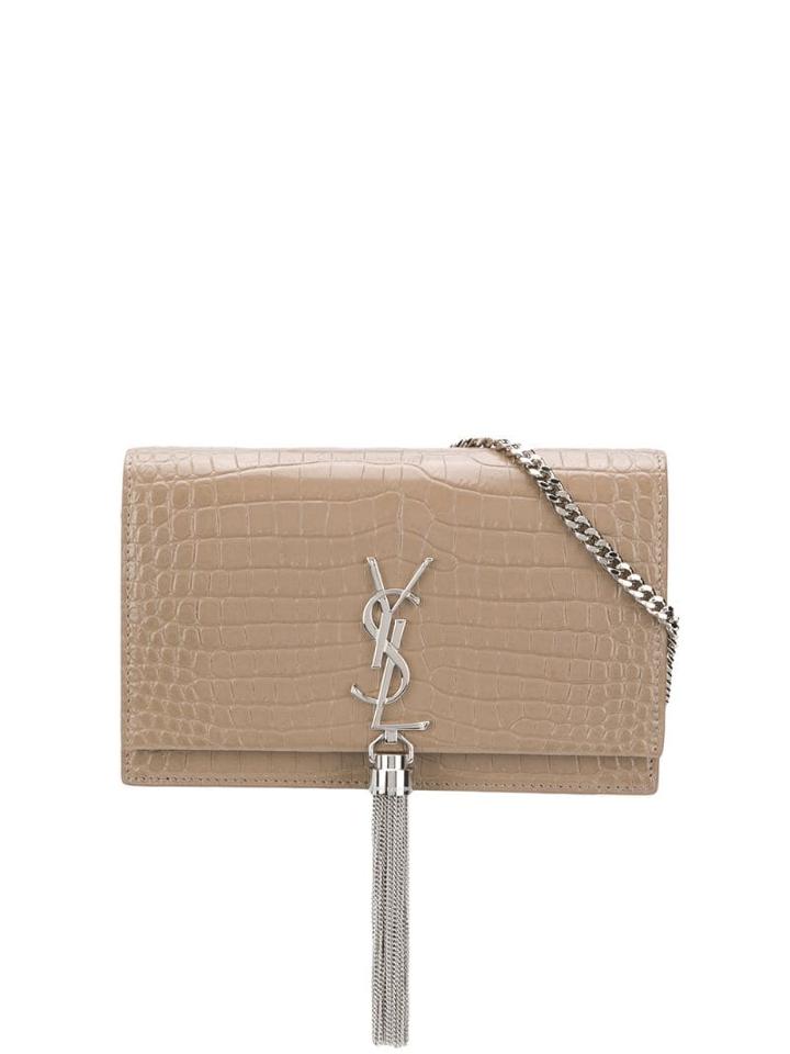 Saint Laurent Small Kate Tassel Bag - Neutrals