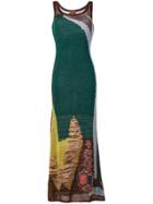 Missoni Long Sleeveless Dress - Green