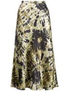 Callipygian Tie-dye Skirt - Green