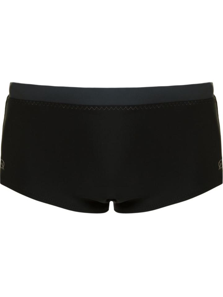 Blue Man Emboidered Logo Panelled Trunk, Men's, Size: Medium, Black, Polyamide/spandex/elastane