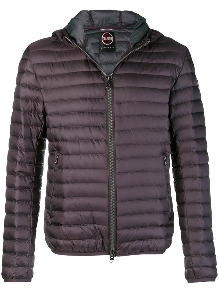 Colmar Hooded Puffer Jacket - Brown