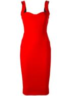 Victoria Beckham Signature Dress, Women's, Size: 10, Red, Polyester/triacetate/acetate/silk