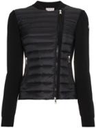 Moncler Feather Down Knitted Jacket - Black