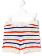 Bobo Choses Striped Shorts, Size: 9 Yrs, White